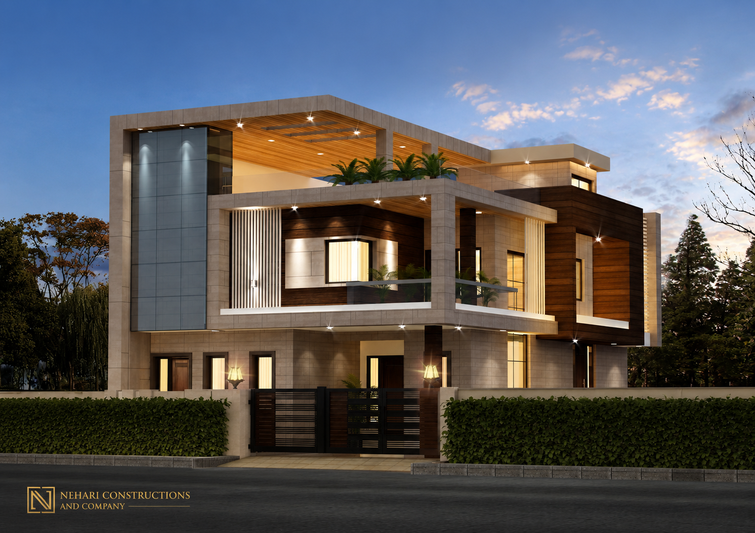Nehari Constructions residential building elevation in Ajmer